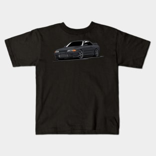 Skyline GT-R R32 (black) Kids T-Shirt